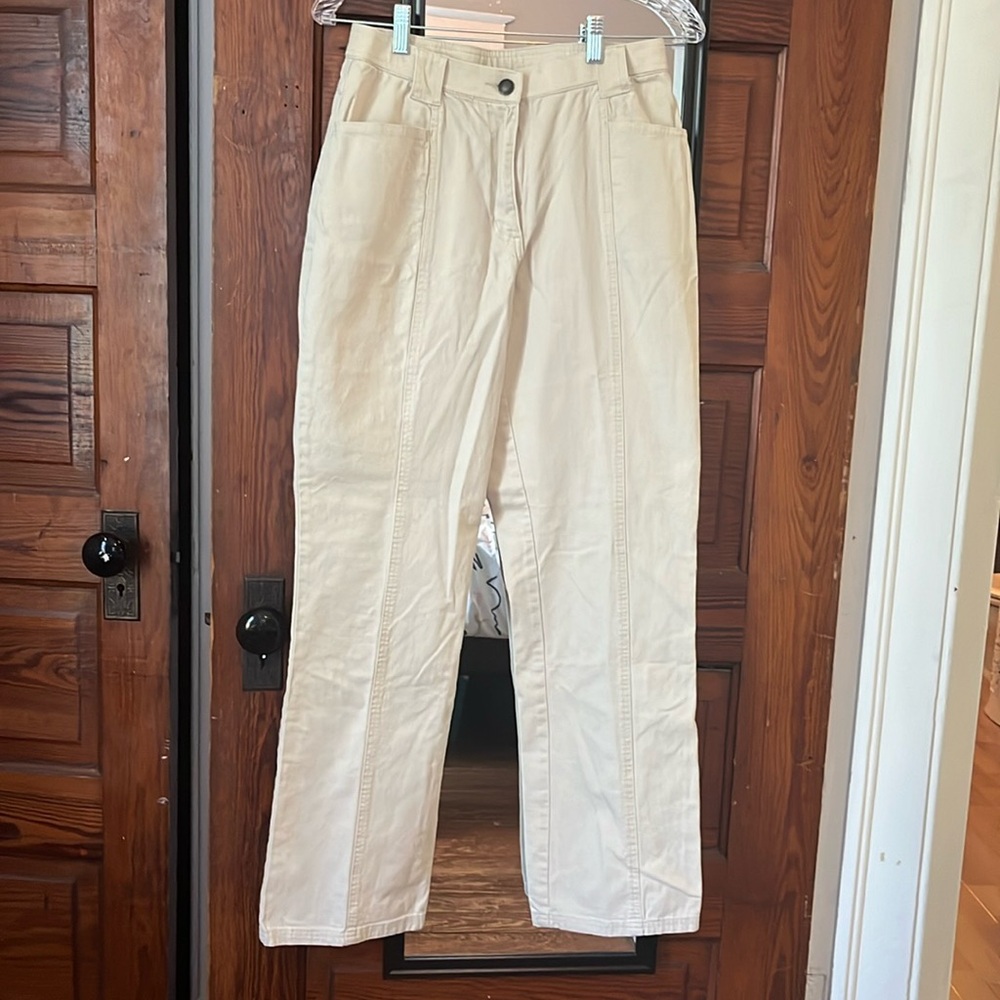 Denim & Co khaki size small vintage